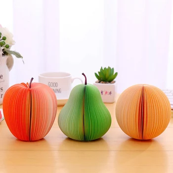 

1PC(about 150 Sheets) 7 Style Fruit Style Notepad Notebook Memo Pad Sticky Notes Office School Supplies Memo Pad
