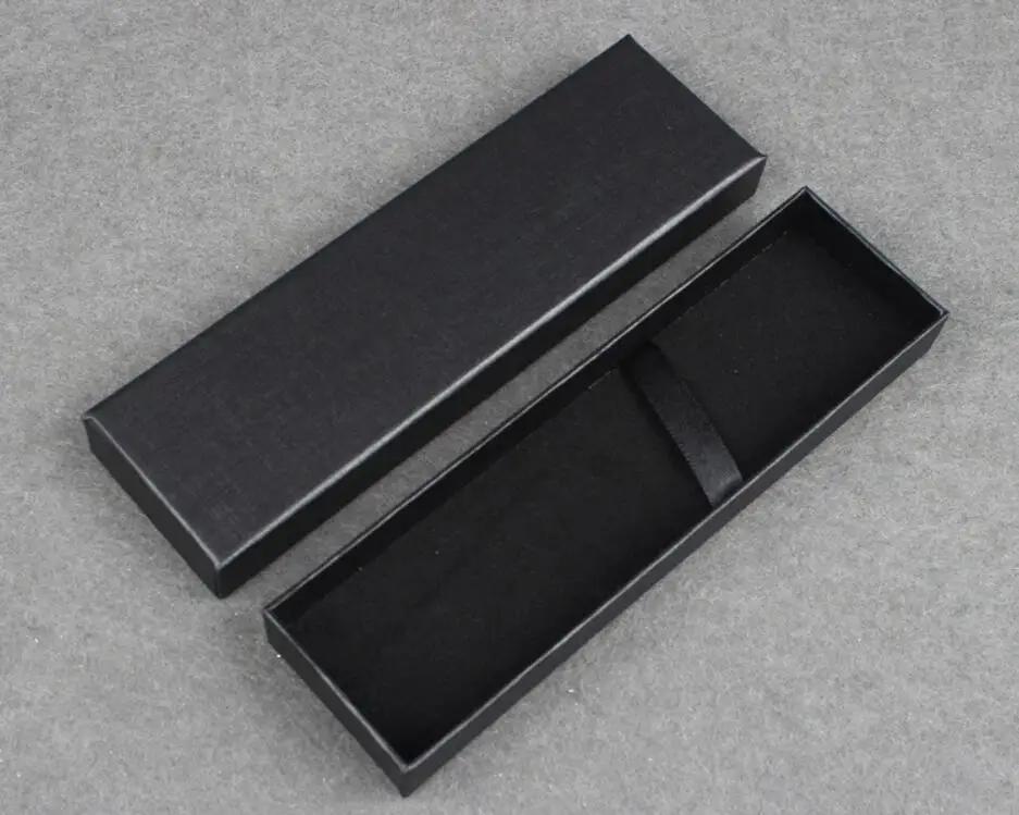Ручки для картона коробка Подарочная коробка Упаковка подарочная ручка в деловом стиле Чехол коробки принимает Пользовательский логотип [diy логотип> 50]
