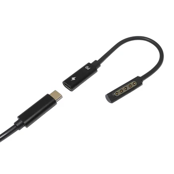 

USB Type C PD Power Supply Charger Adapter Charging Cable Cord Dc Plug Converter for Microsoft Surface Pro 1/2 12V 3.6A Tablet
