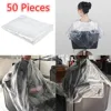 Kit of 50pcs Disposable Plastic Hairdressing Salon Blouse Cutting Cape, Kit 3