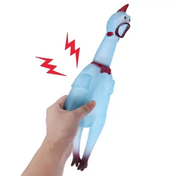 

Soft Luminous Screaming Chicken Squeeze Sound Decompression Toy Stress Reliever 24BE