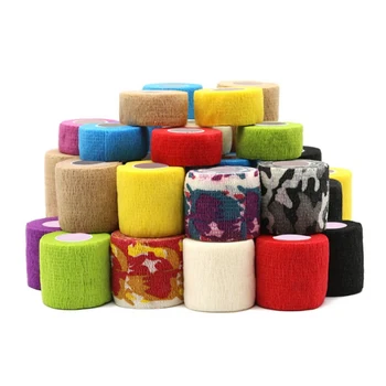 

Colorful Sport Self Adhesive Elastic Bandage Wrap Tape 4.5m Elastoplast For Knee Support Pads Finger Ankle Palm Shoulder Relief