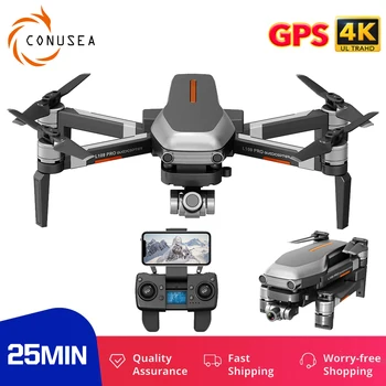

CONUSEA L109 PRO GPS Drone With Camera 4K ZOOM Anti-Shake Stable Gimbal FPV RC Quadcopter Dron Helicopter Professional drones