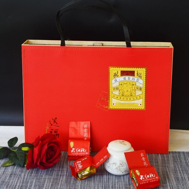 Подарок на Новый год чай Wuyishan Dahongpao Подарочная коробка высокого класса Rock набор 350