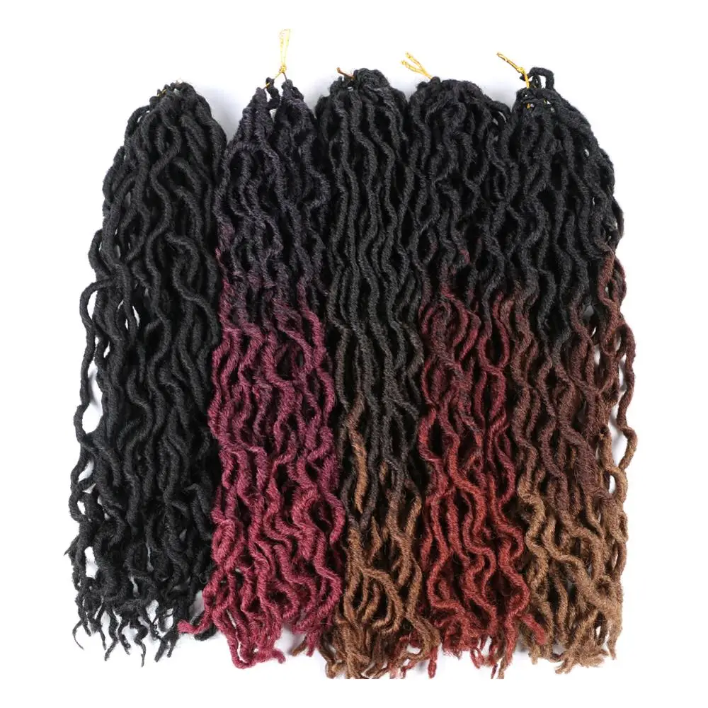 Mtmei волосы 18 &quot24 корня цыганские искусственные локоны в стиле Crochet