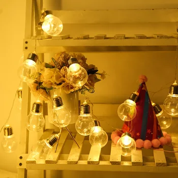 

LED Globe Fairy Garland 6M 20 LEDs US/EU Plug Light String Living Room Outdoor Garden Waterproof Christmas Lights Decorations