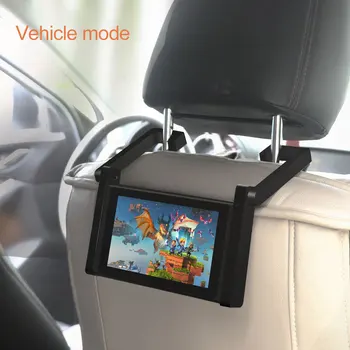 

2 in 1 Adjustable Table Desktop Stand and Car Holder Headrest Vehicle Mount Bracket Holder for Nintend NS NX Switch Console