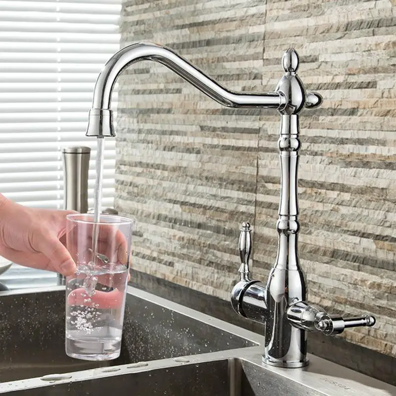 2017 квадратный смеситель для кухни с двумя функциями смесители Cozinha 3 в 1 кухонный