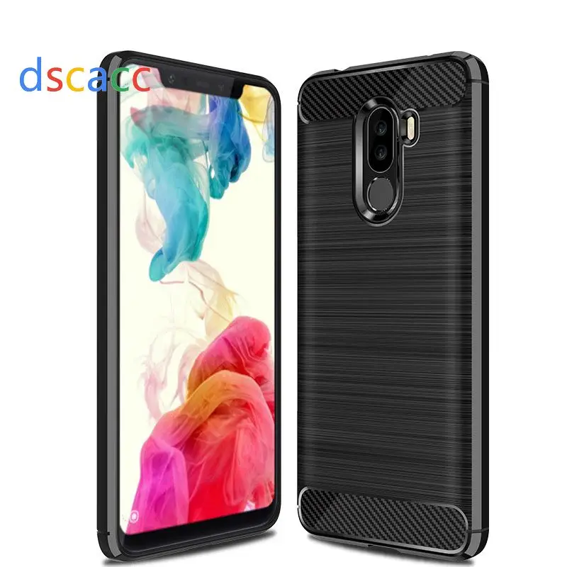 Dscacc защитный чехол для задней панели из углеволокна и ТПУ чехол для Xiaomi A2 Lite 5C 5X A1 6 Plus 6X A2 8 SE Max 2 3 Pro 2 2S Note 3 POCOPHONE-F1 100 шт