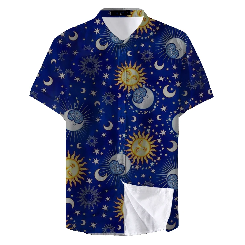 Повседневная рубашка с разноцветным милым рисунком для улицы лето 2019|Рубашки