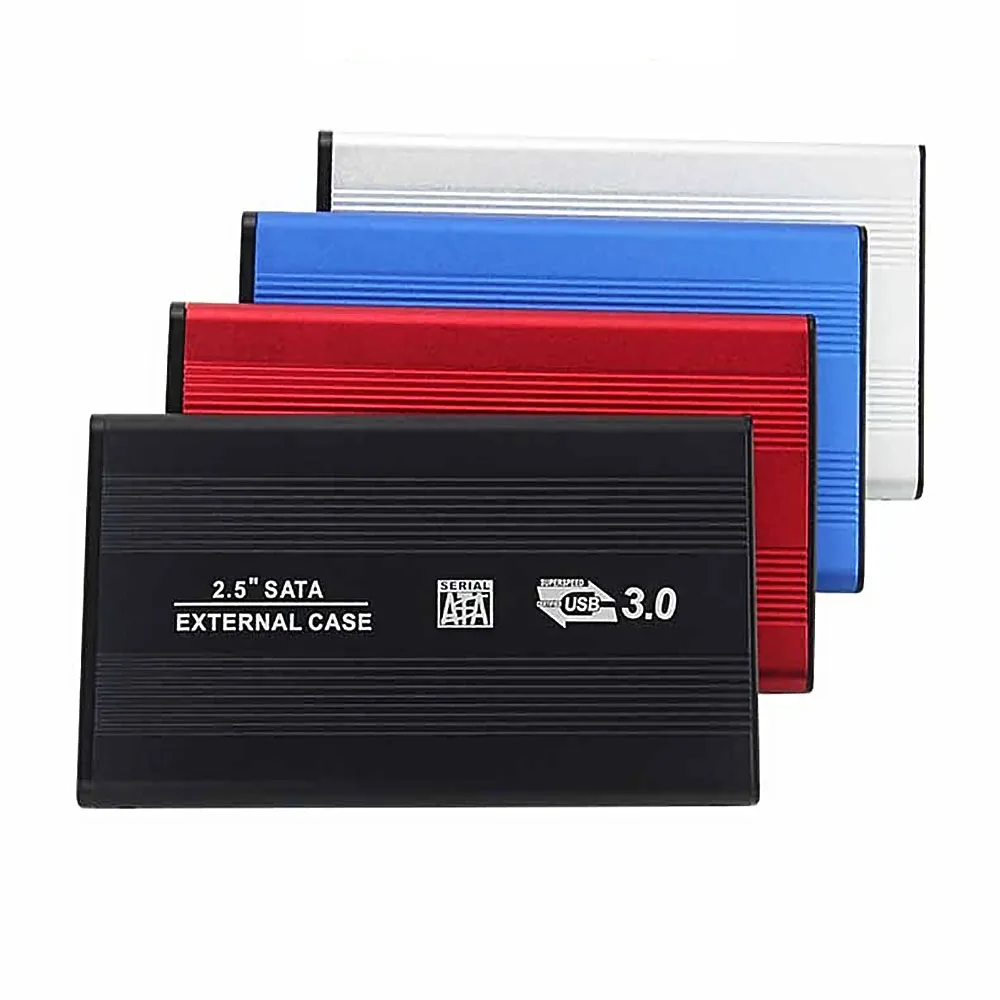 2.5 Inch Notebook SATA HDD Case To Sata USB 3.0 SSD HD Hard Drive Disk External Storage Enclosure Box With USB 3.0 Cable external hard drive case