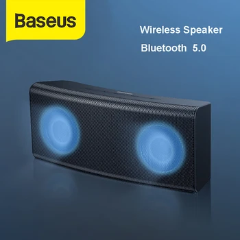 

Baseus 6W High Power Wireless Speaker Bluetooth 5.0 Hi Fi Lossless With Colorful Light Music Player Stereo Sound Heavy Bass