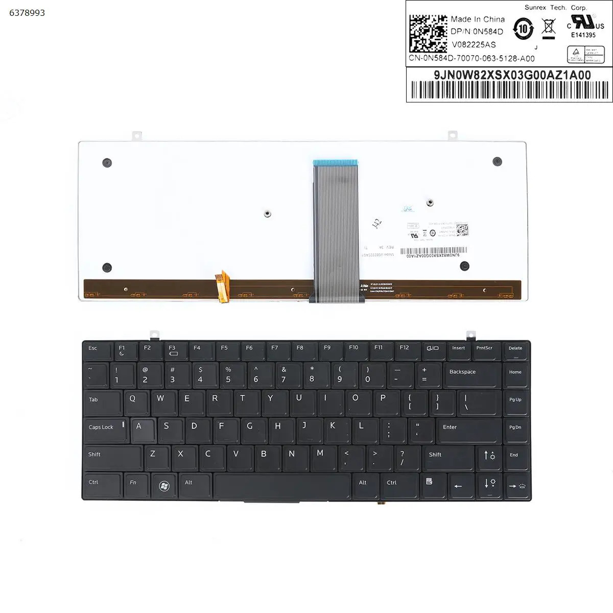 US New Replacement Keyboard for Dell Studio XPS 13 16 1340 1640 1645 1647 1650 Laptop with Backlit | Компьютеры и офис