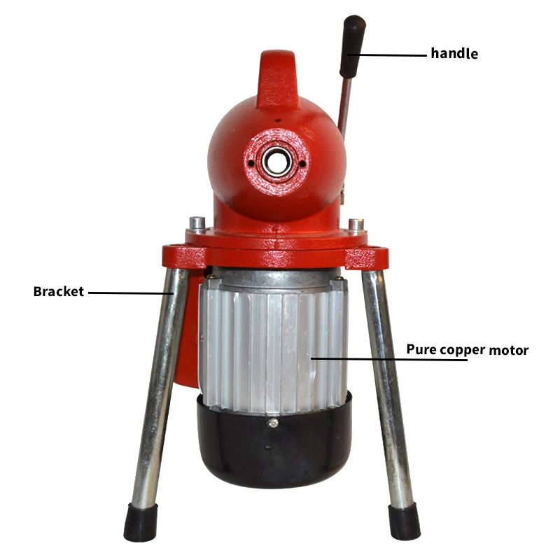 US $51.00 Automatic Dredge Machine GQ80 Home Electric Pipe Dredging Sewer Tools Professional Clear Toilet Blockage Drain Cleaning Machine