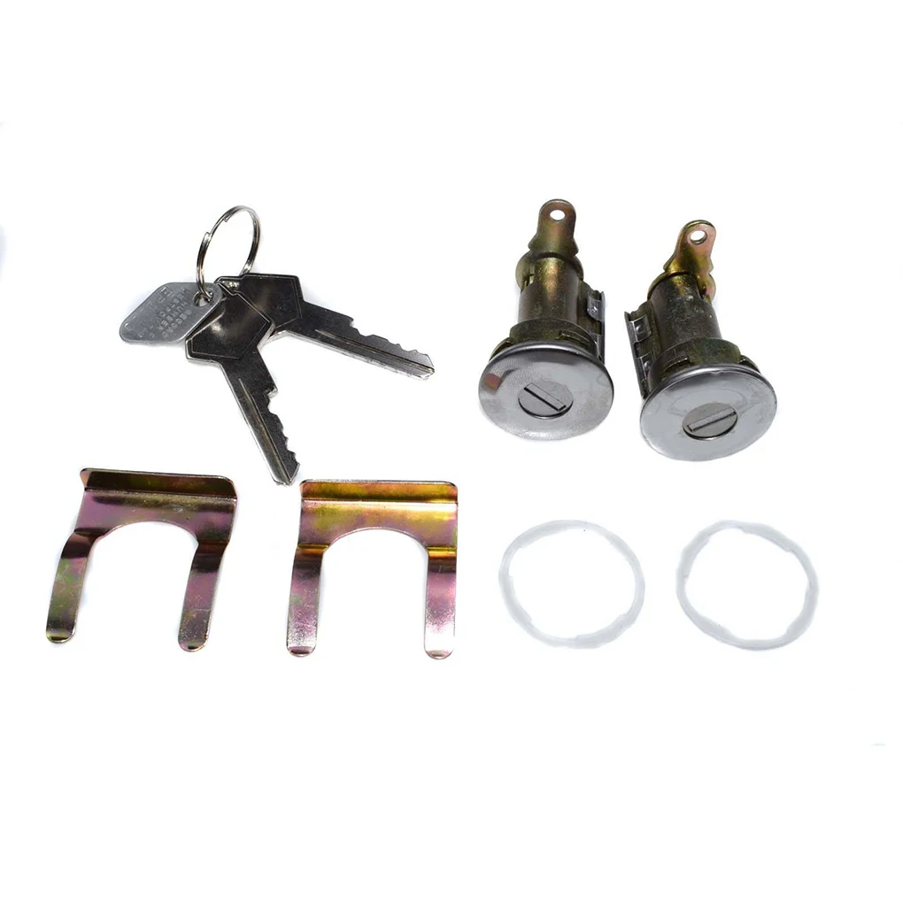 

1 Pair Car Left and Right Door Lock Cylinder Vehicle Door Safety Lock Set Replacement for Chrysler 1966-1989