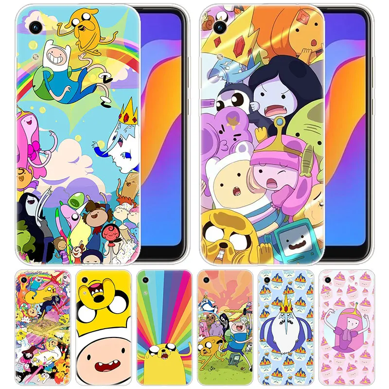 luxury Silicone Case Adventure Time for Huawei Honor 9X 8A 7A 20 Pro 7X 8X 7S 8S 8 9 10 Lite View 20i 10i Play Fashion Cover | Мобильные