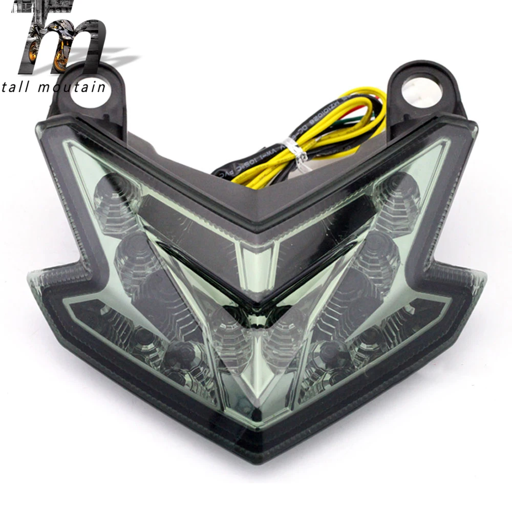 

LED Tail Brake Light Lamp For KAWASAKI Z125/PRO 2016-2019, Z800/ NINJA ZX-6R 2013-2018 17 16 15 Motorcycle Accessories Taillight