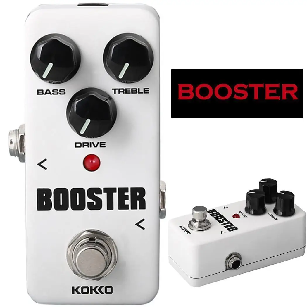 

FBS2 Mini Booster Pedal Portable 2-Band EQ Guitar Effect Pedal High Quality Guitar Parts & Accessories 9.4 x 5.3 x 5.3cm