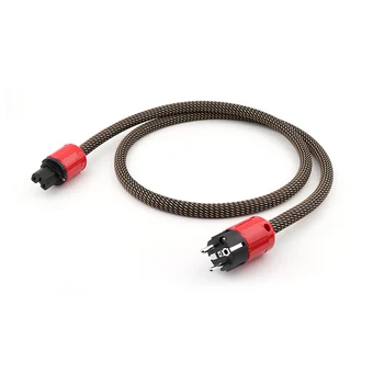 

HI-End FP-314Ag 5N PCOCC copper Audiophile Audio AC Power Cable Cord EU version plug HIFI Power Cable,hifi power cabl