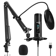 MAONO PM422 USB Mikrofon Null Latenz Überwachung 192KHZ/24BIT Professionelle Nieren Kondensator Mic desktop podcast mikrofon