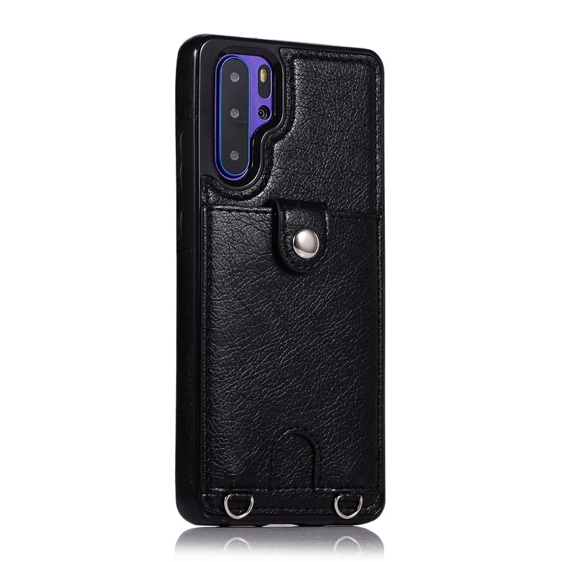 Плечевой ремень противоударный чехол из искусственной кожи для huawei mate 20 P30 Pro Чехол модный роскошный P30 Lite чехол держатель для карт чехол