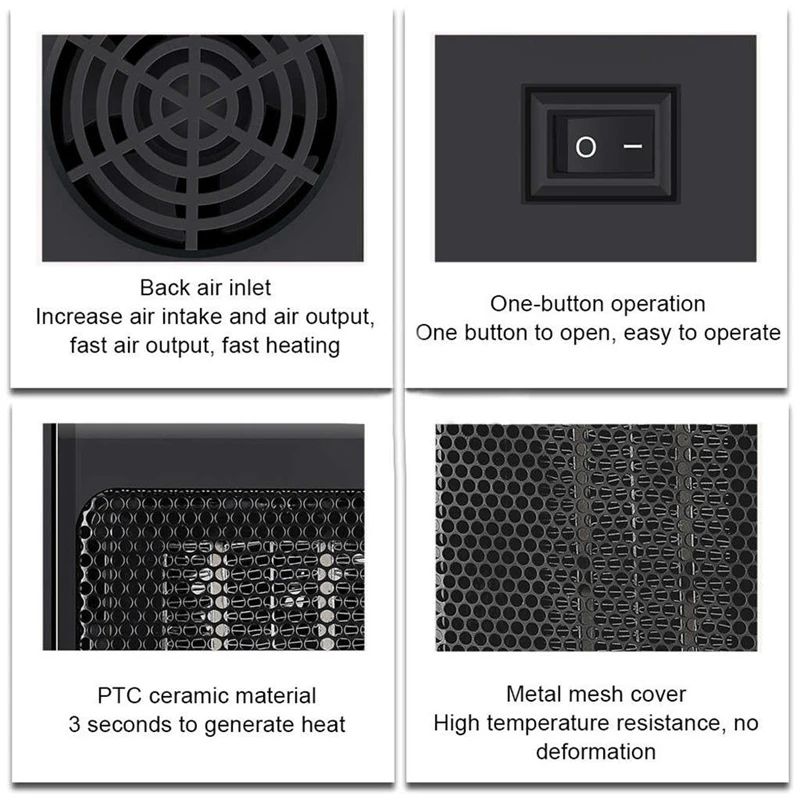500 Вт портативная Керамическая Мини нагреватель Электрический охладитель горячий вентилятор домашний зимний обогреватель