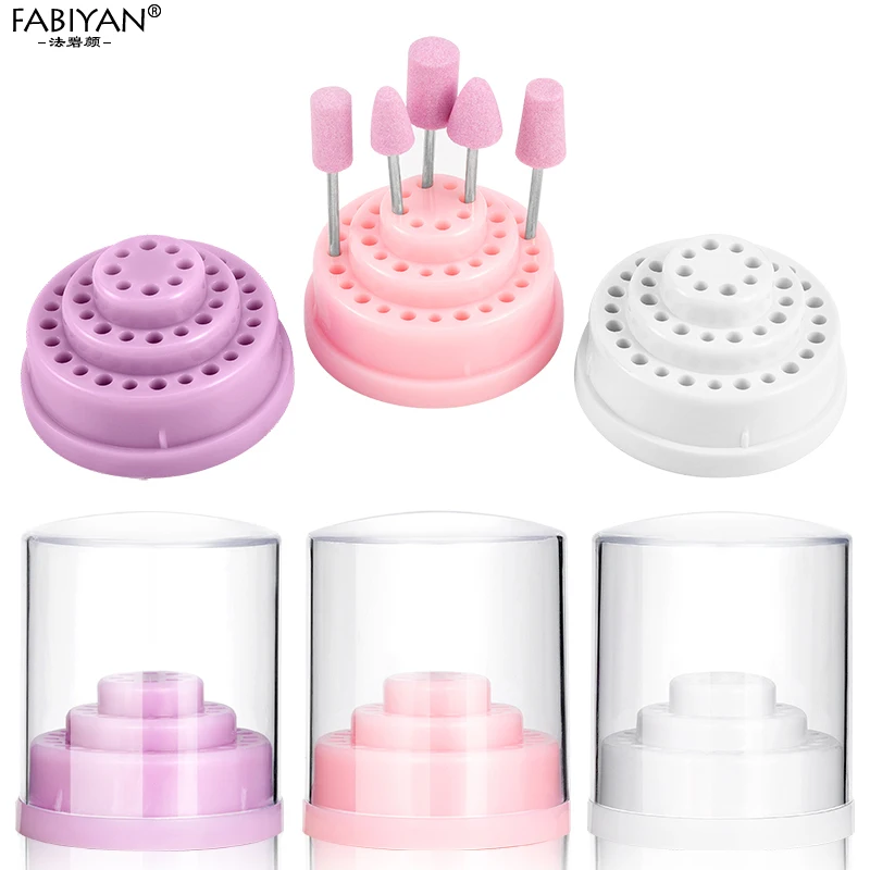 Flash Sale Cover-Tools Drill-Bits Stand Display-Container Manicure-Accessories Empty-Storage-Box-Holder m6wk3Loe