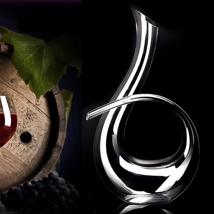 

Creative New Crystal Red Wine Pourer Glass Decanter Brandy Decant Set Jug For Bar Champagne Water Bottle Drinking Glasses Gift