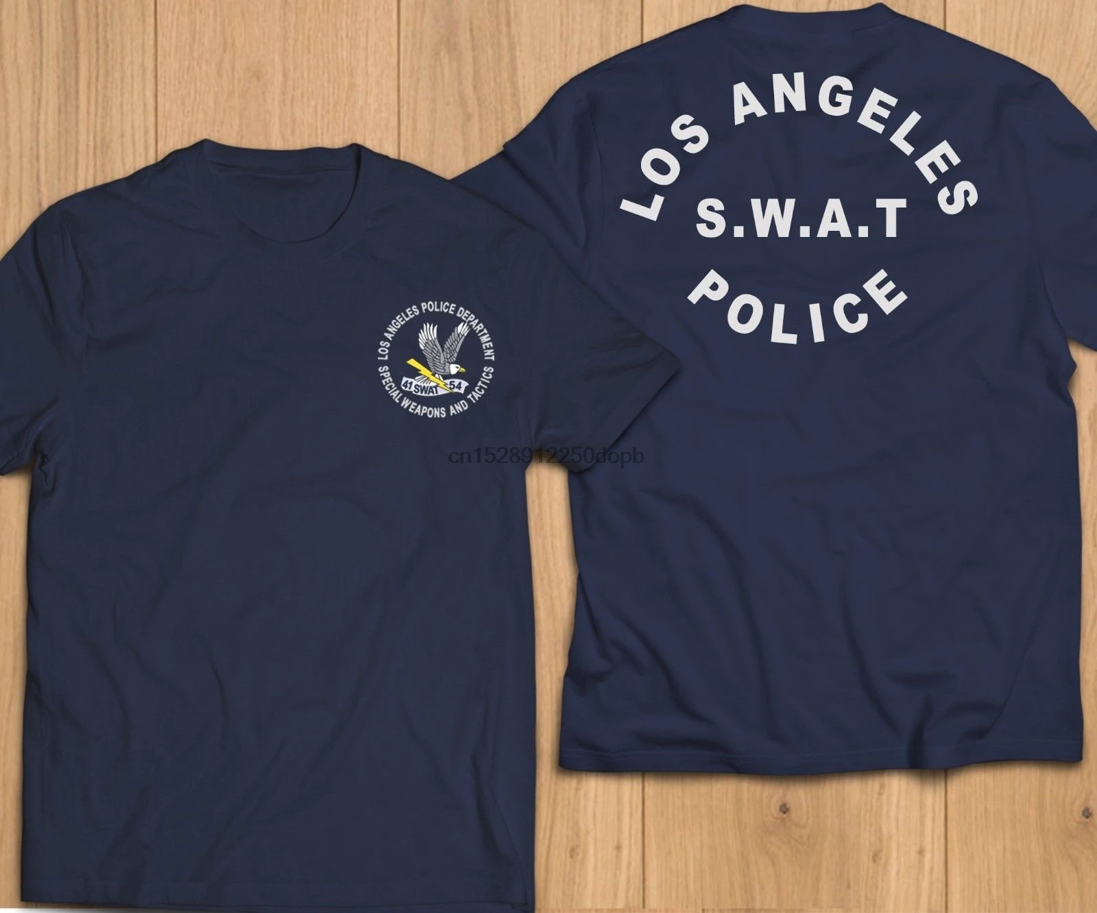 Новая мужская футболка в стиле Лос-Анжелес Swat s. W. A. t Мужская из хлопка с коротким