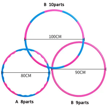 

Hard Tube Women Reduce Weight Fitness Equipment Workout Massage Waist Exercise Slimming Gymnastics Sport Hoop