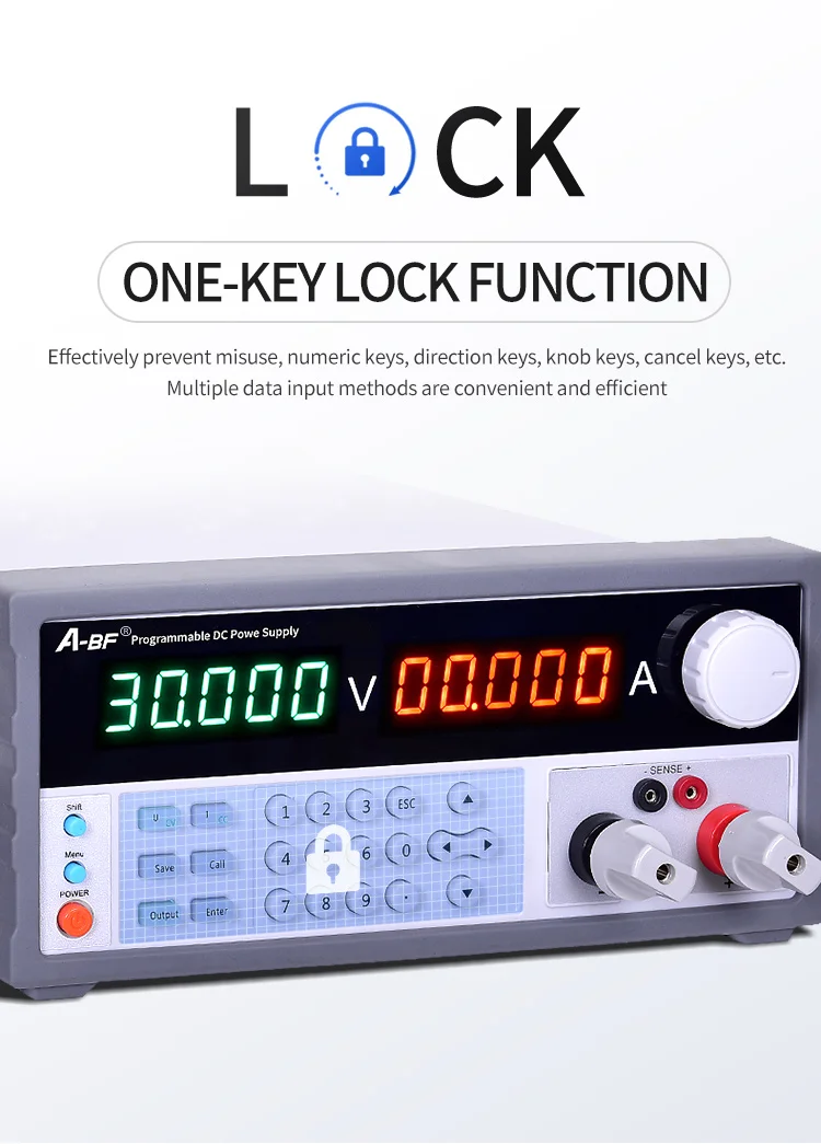 US $600.00 ABF HighPrecision Regulated Power Supply Adjustable 5Bit Programmable Both Ends Linear 30V 60V 150V Voltage And Current Labor