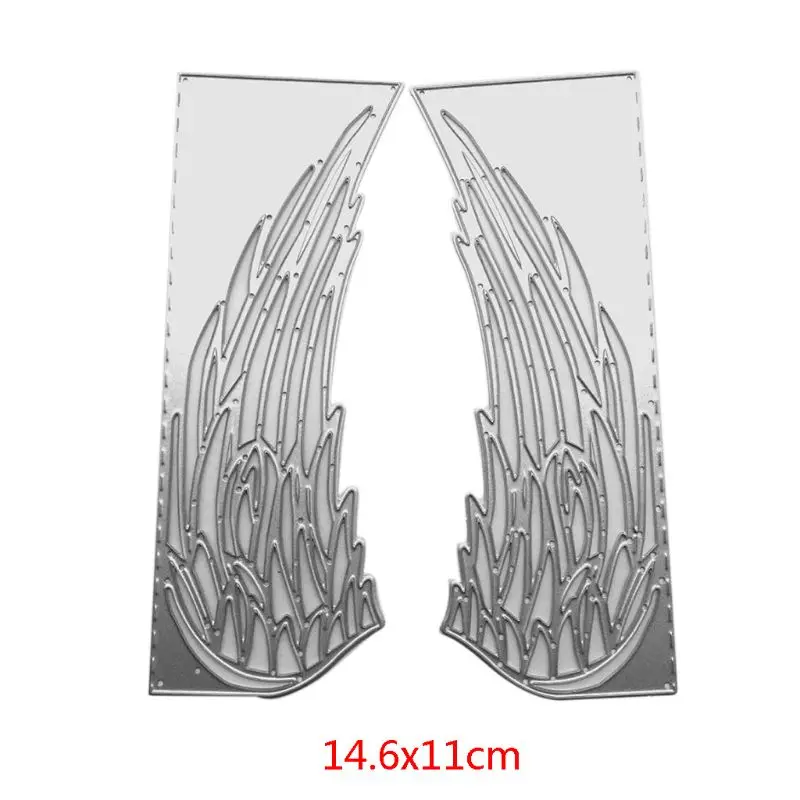 Крыло резки металла штампы Трафаретный Скрапбукинг DIY штамп для альбомов бумаги карты тиснение T8WB