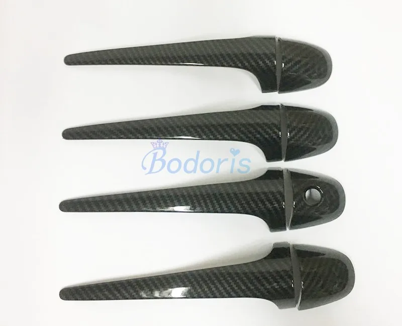 

For Toyota RAV4 RAV 4 2014 2015 2016 2017 2018 Carbon Fiber Color Door Handle Cover Grab Holder Protective Panels Accessories