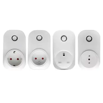 

WiFi Smart Socket Plug Wireless Remote Socket Power Adapter APP Remote Control for Amazon Alexa Google Home EU/FR/UK/IT Plug