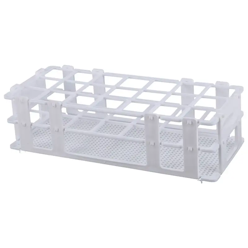 

Plastic Test Tube Rack for 30mm Tube, 21 Well, White,Detachable (21 Hole)