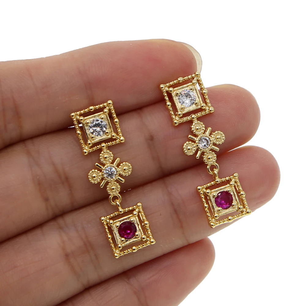brass earring h (5)