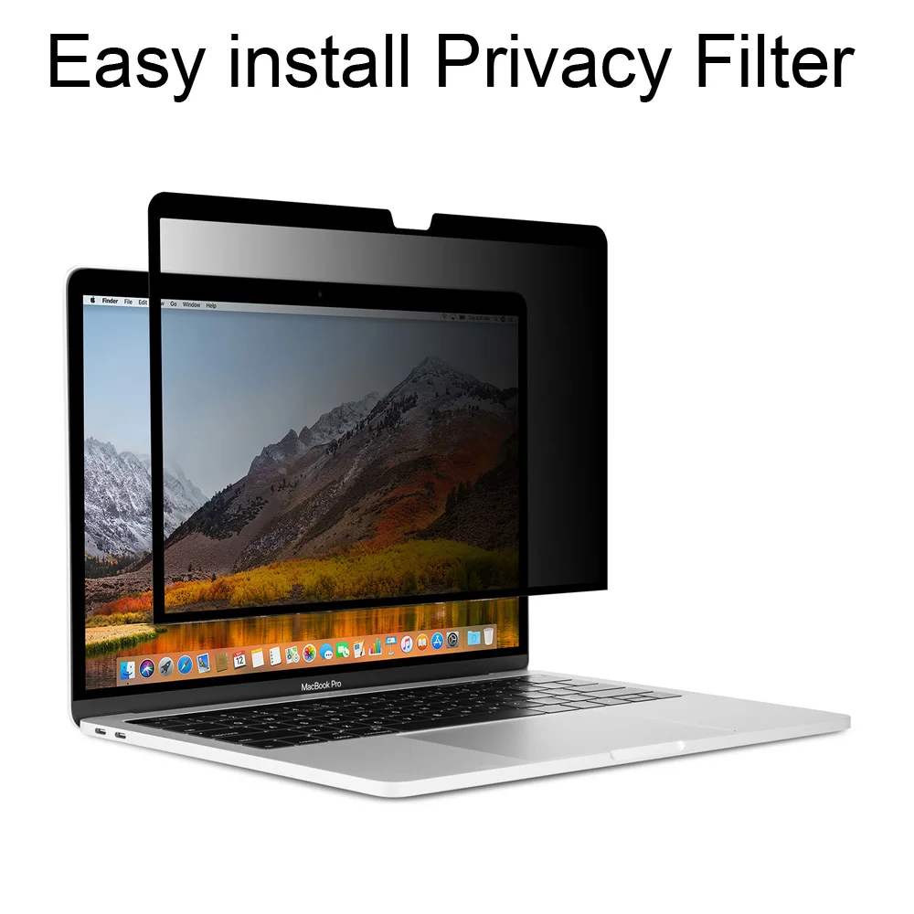 Простая установка Фильтр конфиденциальности Защитная пленка для экрана для MacBook Air 13,3 дюймов retina с сенсорным ID модель A1932