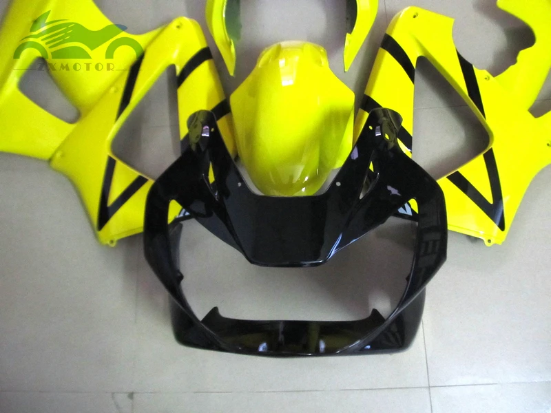 Желтый черный впрыска обтекателя комплект Подходит для Honda CBR900RR929 2000 2001 CBR 900RR929 00 01 ABS Пластиковые обтекатели комплекты частей PP23