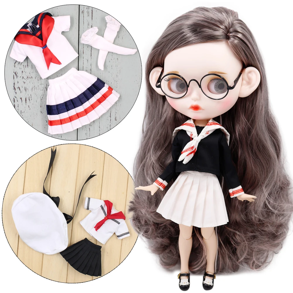 Outfit for ICY DBS Blyth doll School Uniform complex cosplay for the 1/