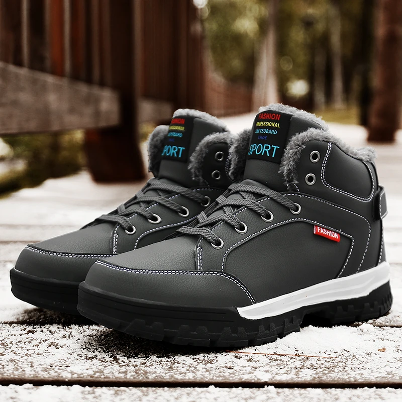 

New 2020 Men's Large Size Sports Shoes 46 Hiking Shoes Running Shoes Outdoor Thickened Warm Wear Walking Casual Shoes