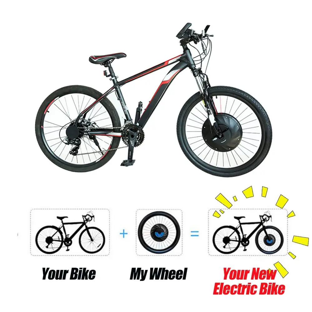 US $422.94 Jueshuai IMortor 2 Ebike Conversion Kit 202426 700C Wheel Hub Motor 36V250W Electric Bike Conversion Kit With 36AH Battery