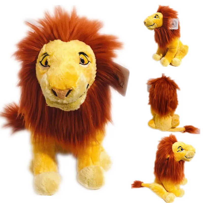 

1pieces/lot 32cm cartoon plush the lion adult simba doll toy Decoration of household car decoration Christmas gift