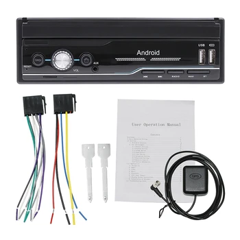 

7 Inch Retractable Press Sn Car MP5 Player Android GPS Navig WIFI Bluetooth Stereo Radio Car o Player Mirror Link