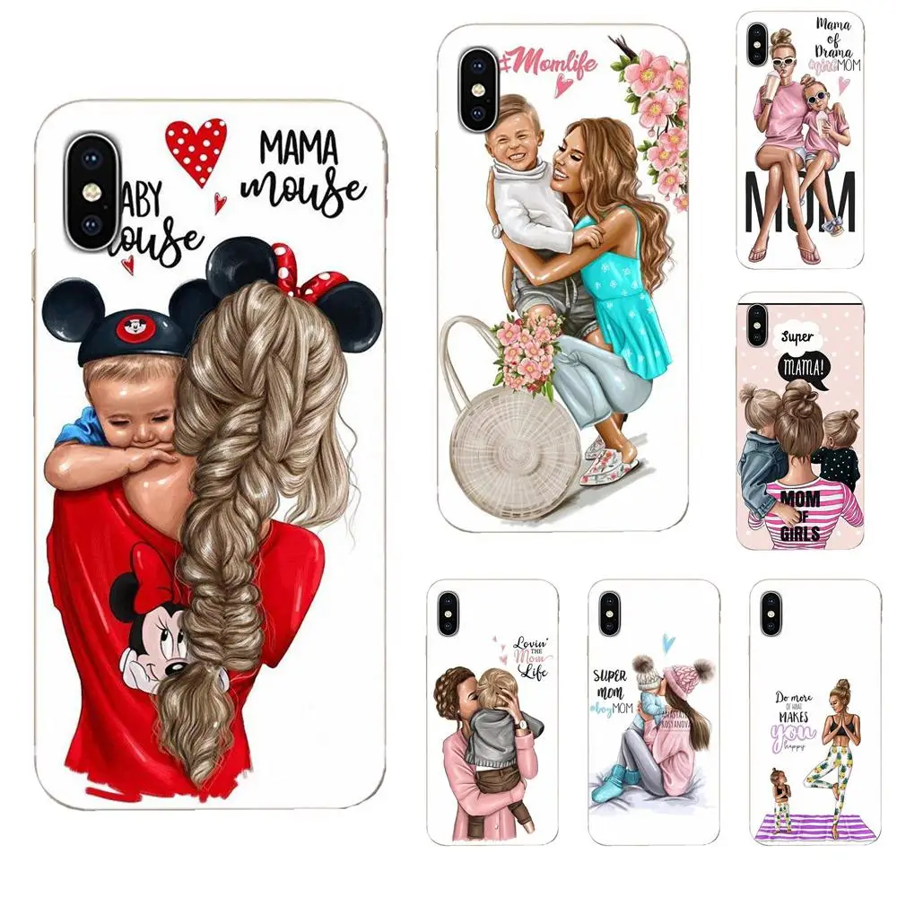Мягкие чехлы чехол для Sony Xperia Z Z1 Z2 Z3 Z4 Z5 compact Mini M2 M4 M5 T3 E3 E5 XA XA1 XZ Premium Baby Mom Girl Hot Fashion |