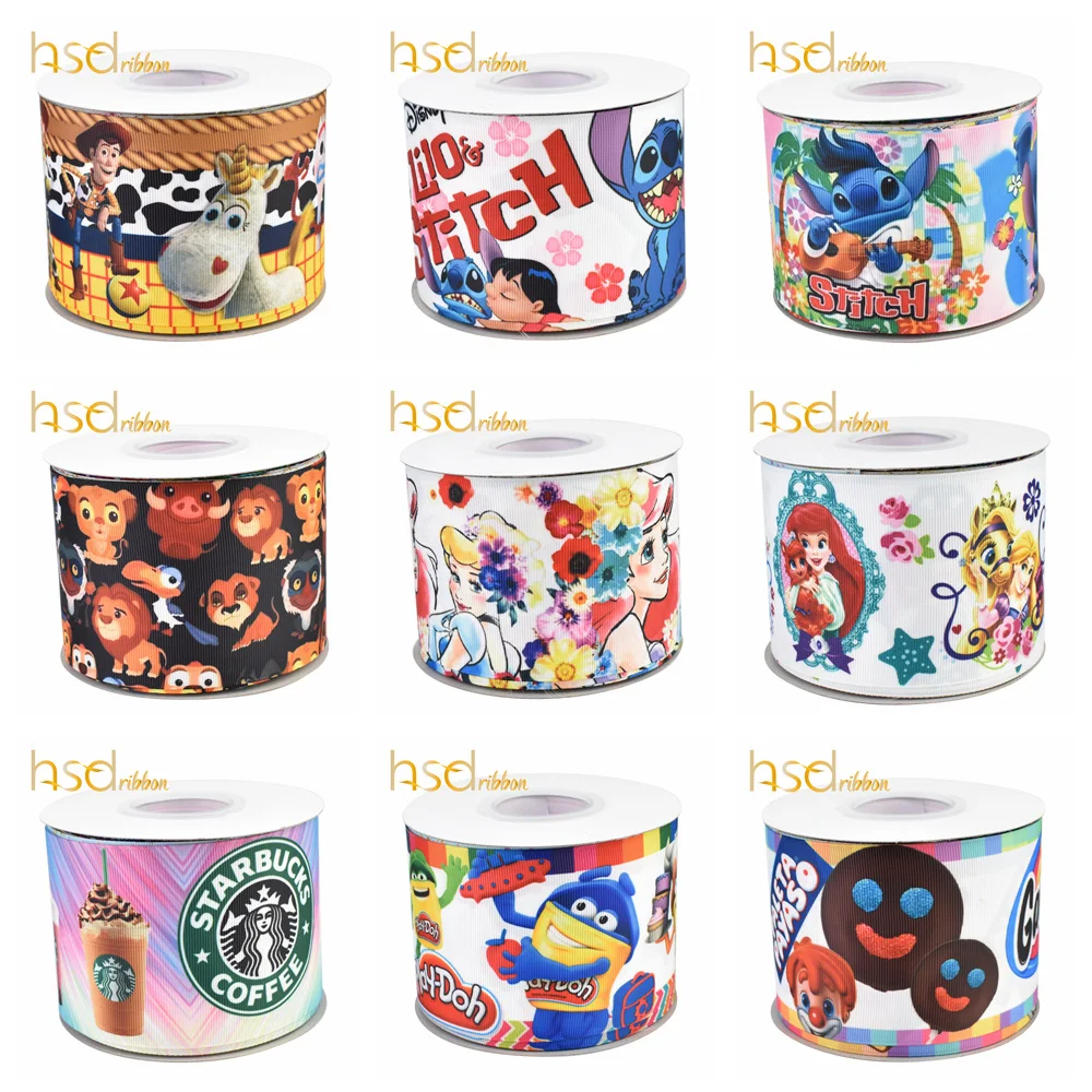 HSDCraft 22 мм 25 38 50 75 hsd дизайн серии HT on Grosgrain лента для diy Ленты  | Ленты -4000315449586