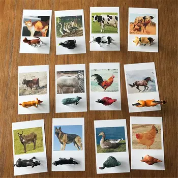 

Montessori Animal Matched Toy Preschool Education Toys Toddler 4-8 Years Old