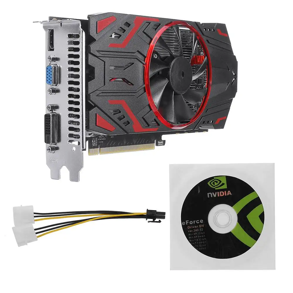 

209 x120 x 40mm Graphics Card With Cooling Fan Original GTX1030 2GB D5 128BIT Video Cards For DVI HDMI DP Video Outputr