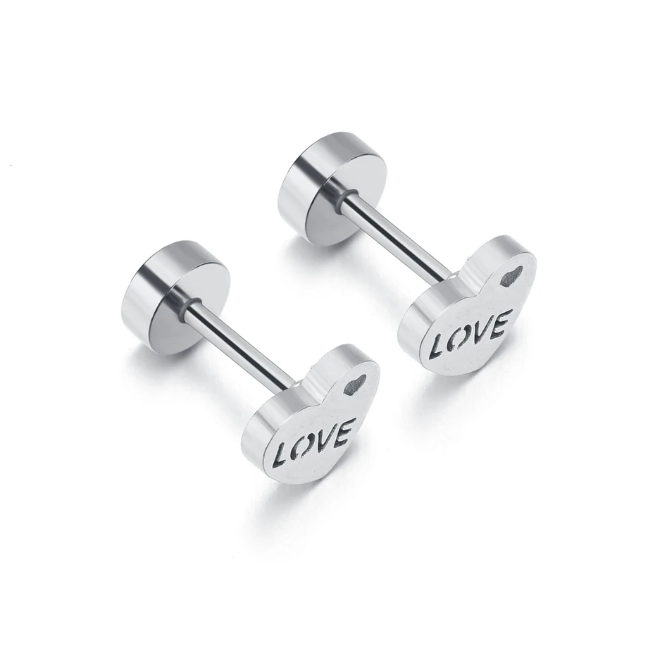 Асимметричные серьги гвоздики для мужчин и женщин в форме цветка розы из