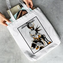 

Anime My Hero Academia Shopper Tote Bag Cute Bag Female Manga Handbag Casual Bakugou Katsuki Canvas Bag Harajuku Shopping Bag
