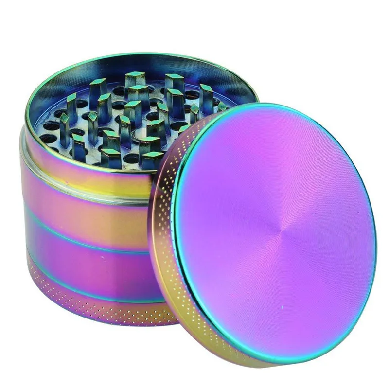 

Tobacco Grinder Wiet Grinder Weed Grinder Herb 4 Layer Grinders Accessories Beautiful Color Hot Sale